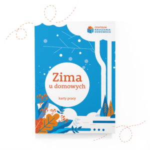 Zima - tematyczne karty pracy dla klas 1-3
